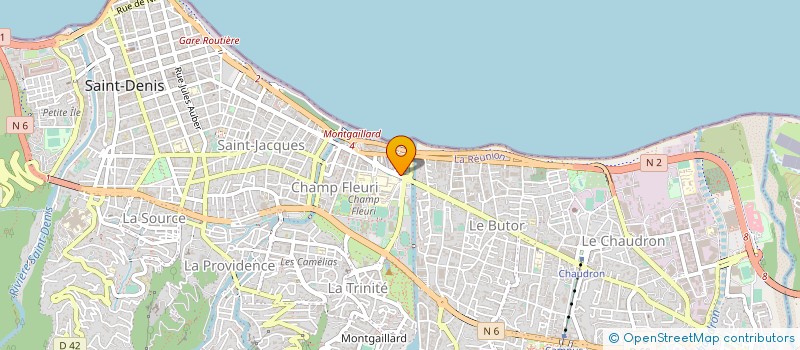 localisation de l'entreprise QUINCAILLERIE DES MASCAREIGNES  SAINT-DENIS