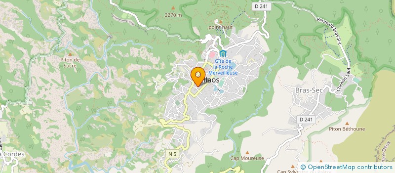 localisation de l'entreprise QUINCAILLERIE DIJOUX  CILAOS