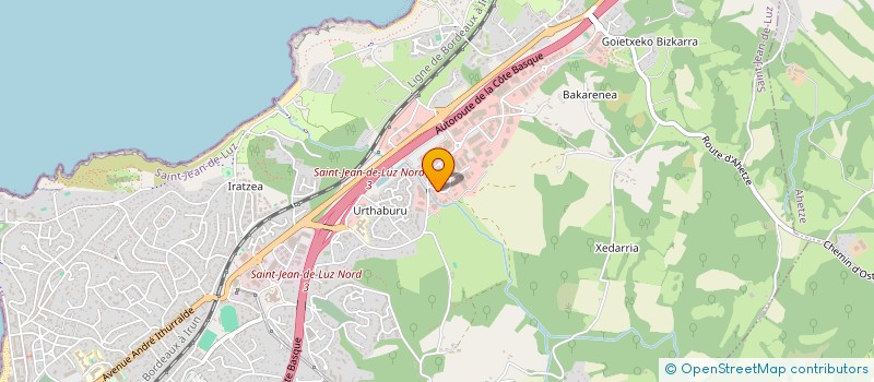 localisation de l'entreprise QUINCAILLERIE DONIBANE à SAINT-JEAN-DE-LUZ