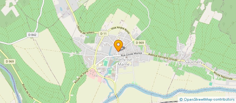 localisation de l'entreprise QUINCAILLERIE DU PATIS à CHARLY-SUR-MARNE