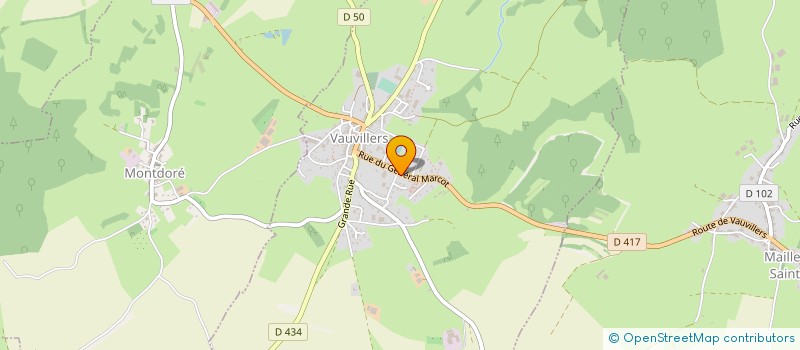 localisation de l'entreprise QUINCAILLERIE FRANCOMTOISE à VAUVILLERS