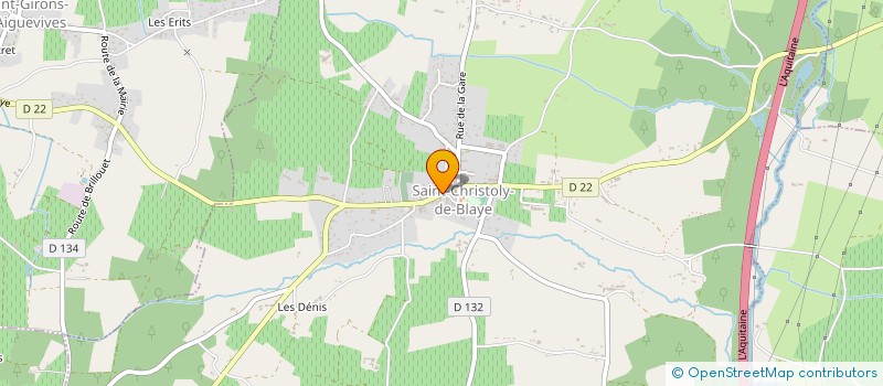 localisation de l'entreprise QUINCAILLERIE GAUDIN à SAINT-SAVIN