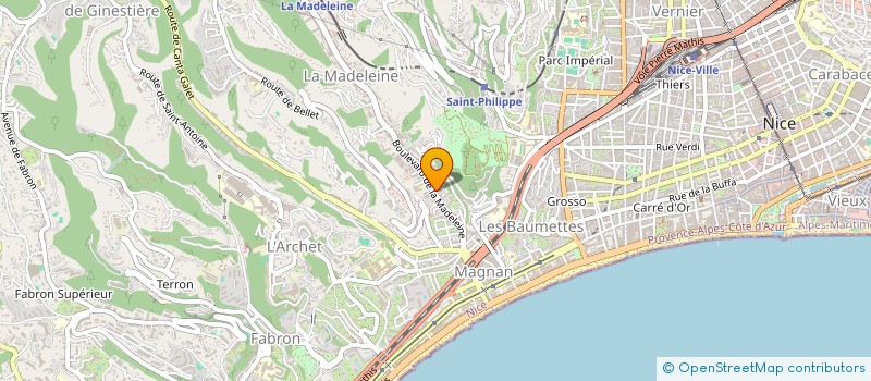 localisation de l'entreprise QUINCAILLERIE GONFRIER à NICE