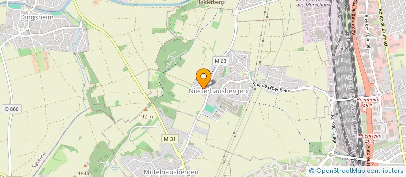 localisation de l'entreprise QUINCAILLERIE HEROLD à NIEDERHAUSBERGEN