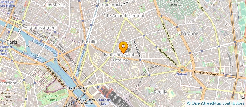 localisation de l'entreprise QUINCAILLERIE HOUSSIN à PARIS