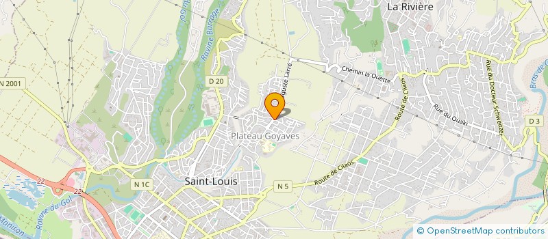 localisation de l'entreprise QUINCAILLERIE JP MATERIAUX à SAINT-LOUIS