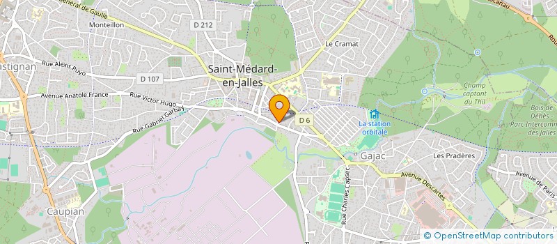 localisation de l'entreprise QUINCAILLERIE LAMOULIE à SAINT-MEDARD-EN-JALLES