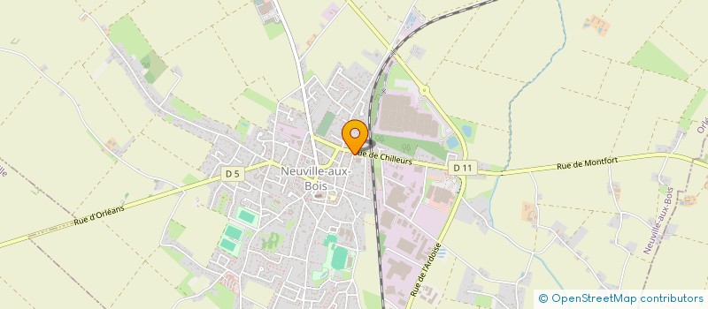 localisation de l'entreprise QUINCAILLERIE MAUPU  NEUVILLE-AUX-BOIS