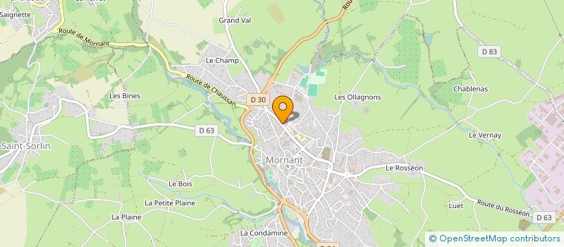 localisation de l'entreprise QUINCAILLERIE MORNANTAISE à MORNANT