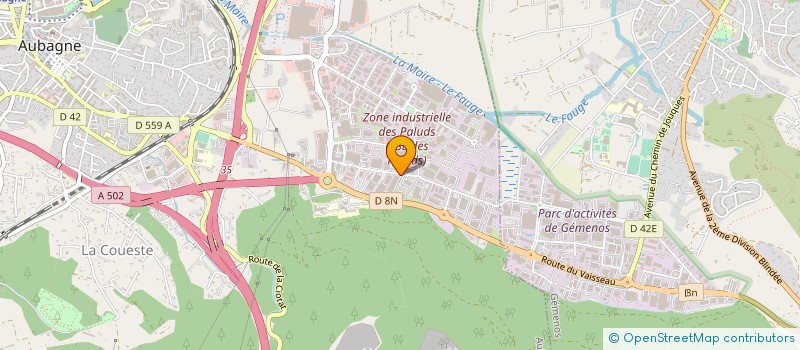 localisation de l'entreprise QUINCAILLERIE PAULE à AUBAGNE