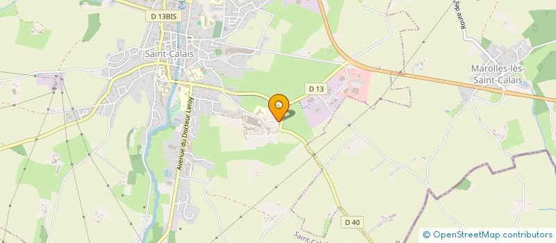 localisation de l'entreprise QUINCAILLERIE PIGNET à SAINT CALAIS