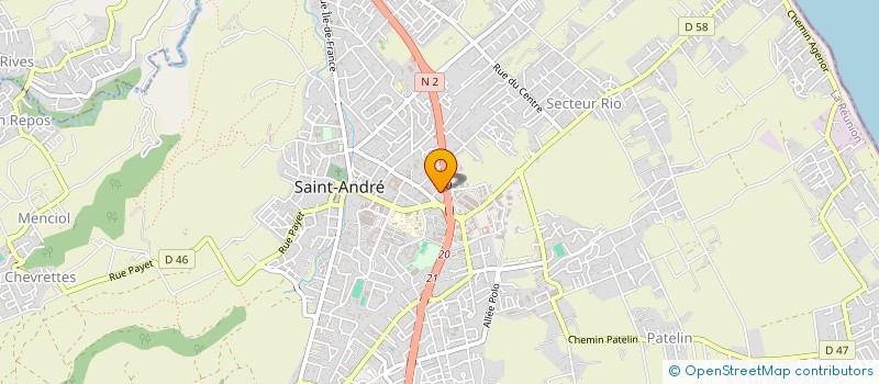 localisation de l'entreprise QUINCAILLERIE RAMAYE à SAINT-ANDRE
