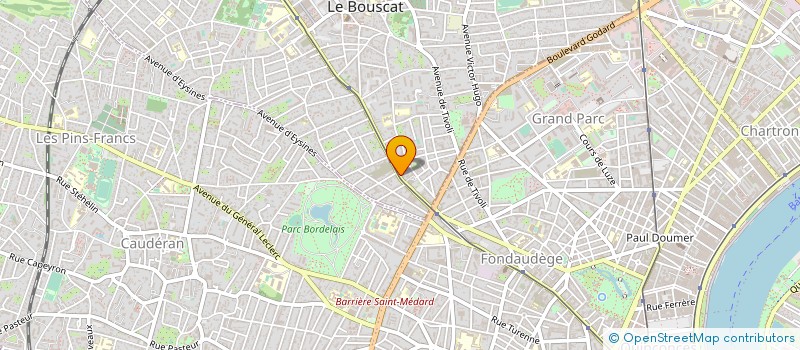 localisation de l'entreprise QUINCAILLERIE RAYMOND LEUGE à LE BOUSCAT