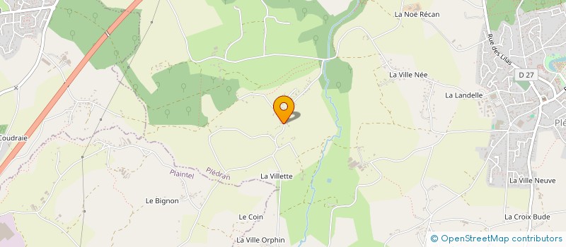 localisation de l'entreprise QUINCHON PEINTURE  TREGUEUX