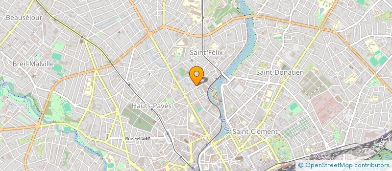 localisation de l'entreprise QUINCONCE TROPICAL à NANTES