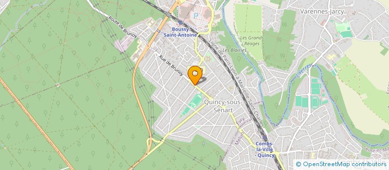 localisation de l'entreprise QUINCY-INFORMATIQUE  QUINCY-SOUS-SENART