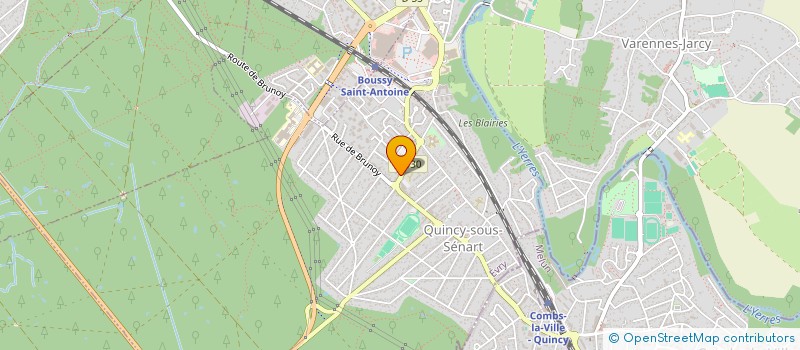 localisation de l'entreprise QUINCY PRESSING  QUINCY-SOUS-SENART