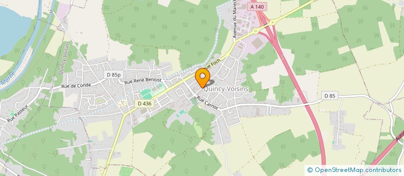 localisation de l'entreprise QUINCYRENOV SAS à QUINCY-VOISINS