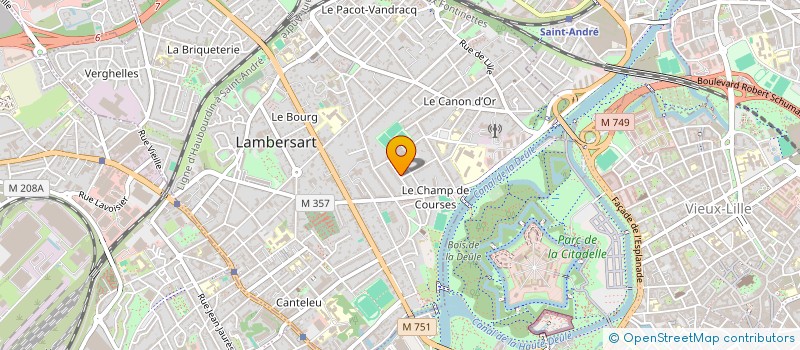 localisation de l'entreprise QUINDICI à LAMBERSART