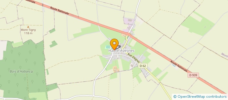 localisation de l'entreprise QUINEJURE à HAUTE-AVESNES