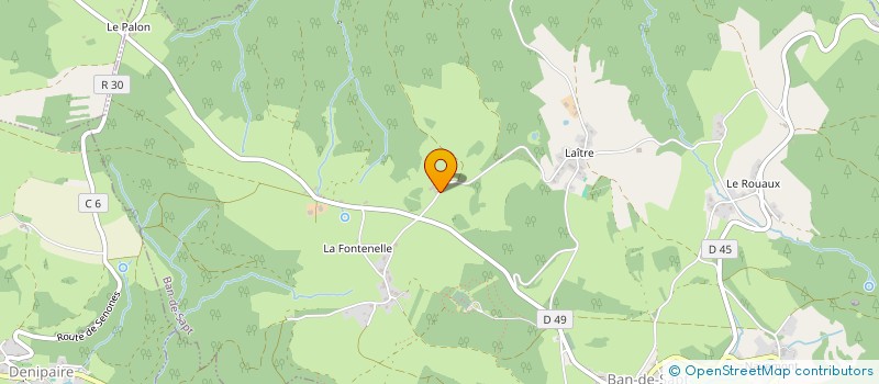 localisation de l'entreprise QUINET CONSTRUCTIONS ET RENOVATIONS  BAN-DE-SAPT