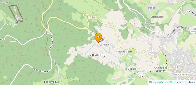 localisation de l'entreprise QUINIOU VARAI à VAUGNERAY