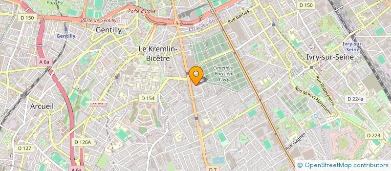 localisation de l'entreprise QUINOL TRAN  LE KREMLIN-BICETRE