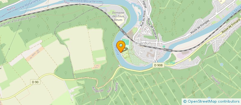 localisation de l'entreprise QUINOT LOISIRS  LIVERDUN