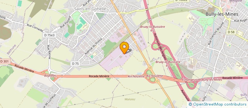 localisation de l'entreprise QUINQUA SOLUTIONS LOGISTIQUES  AIX-NOULETTE