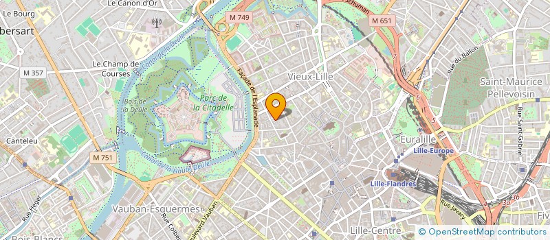 localisation de l'entreprise QUINQUIN à LILLE