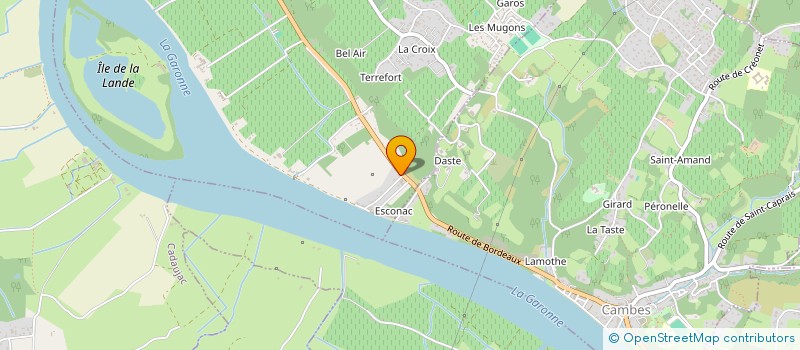 localisation de l'entreprise QUINSAC AUTO  QUINSAC