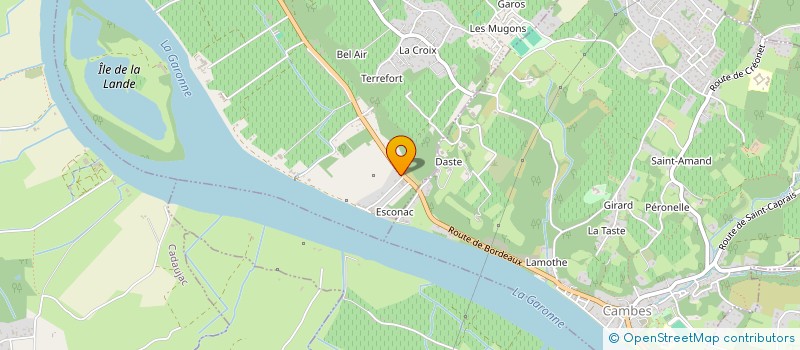 localisation de l'entreprise QUINSAC IMMO  QUINSAC