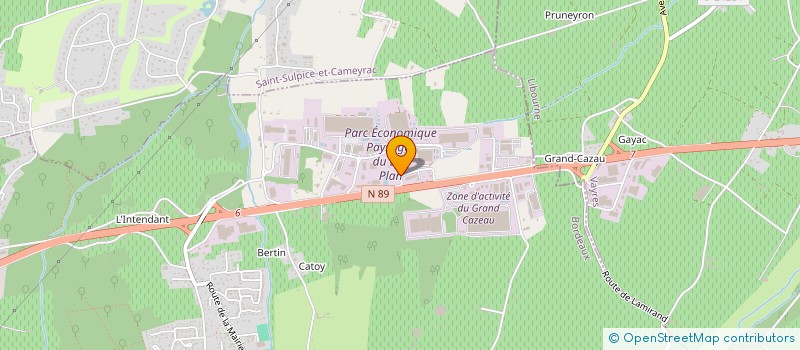 localisation de l'entreprise QUINT  BEYCHAC-ET-CAILLAU