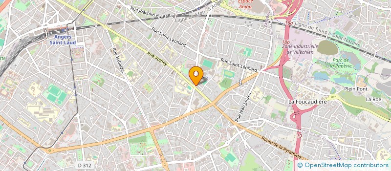 localisation de l'entreprise QUINT FONSEGRIVES CASTRES à ANGERS