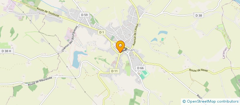 localisation de l'entreprise QUINT IMMOBILIER à CARAMAN