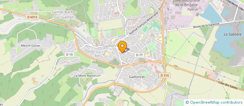 localisation de l'entreprise QUINTA DA BOAVISTA  LE VAL D'HAZEY