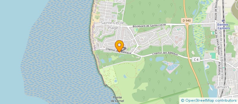 localisation de l'entreprise QUINTAINE-QUAEGEBEUR  CAMIERS