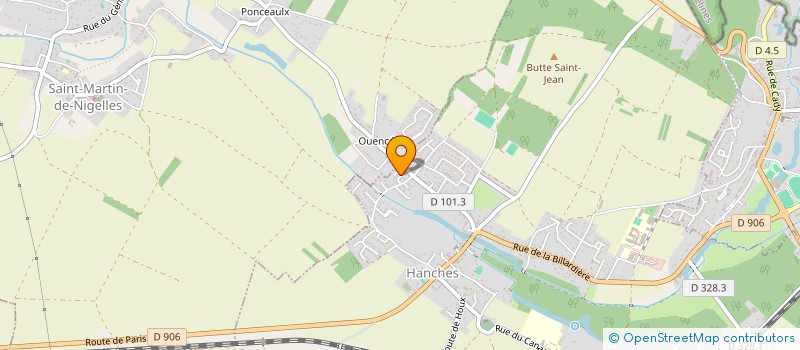 localisation de l'entreprise QUINTAIS INTERNET à HANCHES