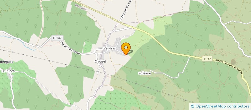 localisation de l'entreprise QUINTANE AGENCEMENT  LUSSAN