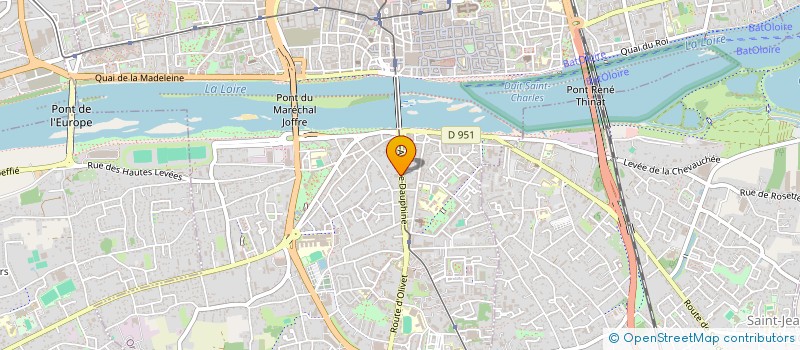 localisation de l'entreprise QUINTARD D'AUGERE à ORLEANS