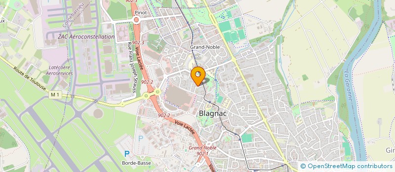 localisation de l'entreprise QUINTE ET SENS:SEXTUOR VOCAL à BLAGNAC