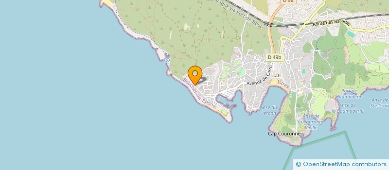localisation de l'entreprise QUINTE & SENS à MARTIGUES
