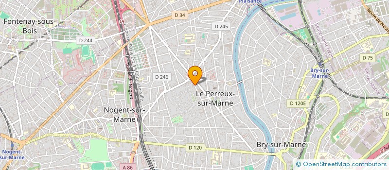 localisation de l'entreprise QUINTEBIO à LE PERREUX-SUR-MARNE