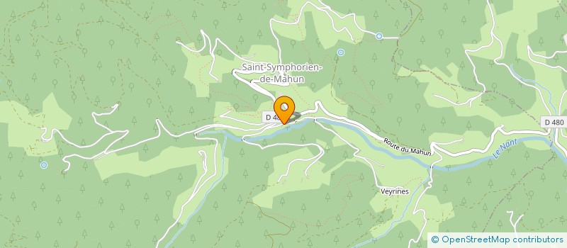 localisation de l'entreprise QUINTENAS SPORTSWEAR  QUINTENAS