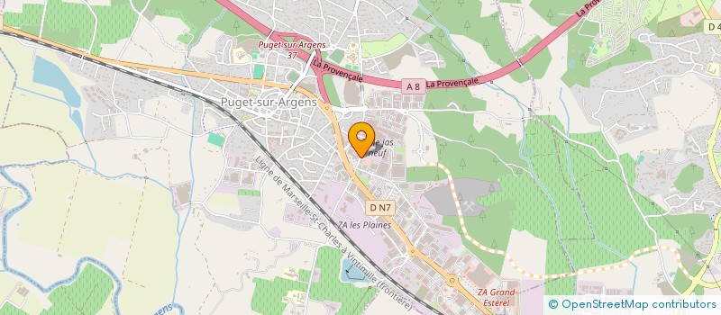 localisation de l'entreprise QUINTERA à PUGET-SUR-ARGENS