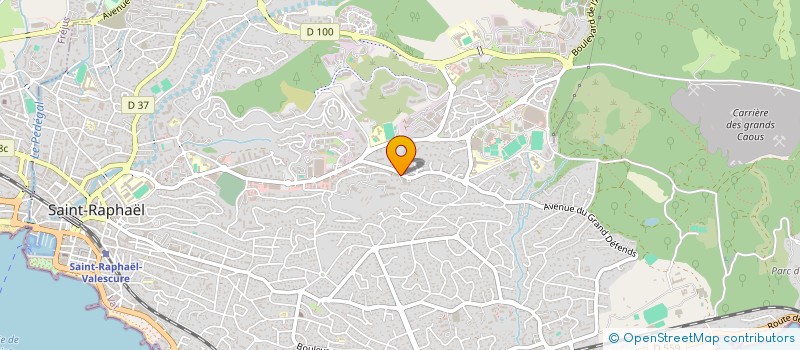 localisation de l'entreprise QUINTERNET à SAINT-RAPHAEL