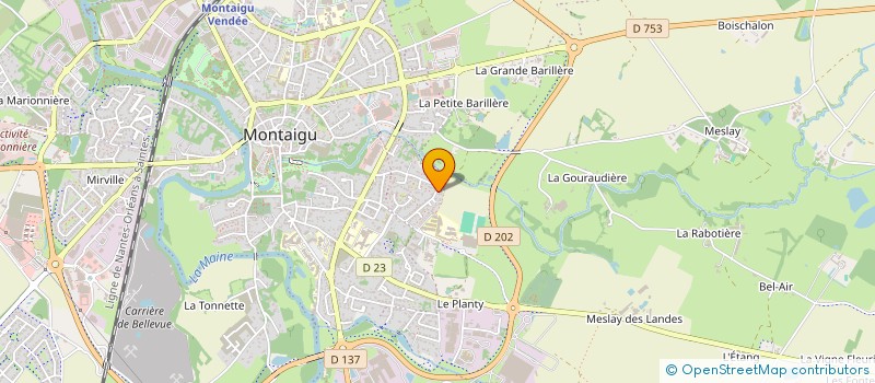 localisation de l'entreprise QUINTERO à MONTAIGU-VENDEE