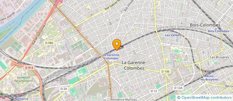localisation de l'entreprise QUINTERO CUISINE PRO à LA GARENNE-COLOMBES