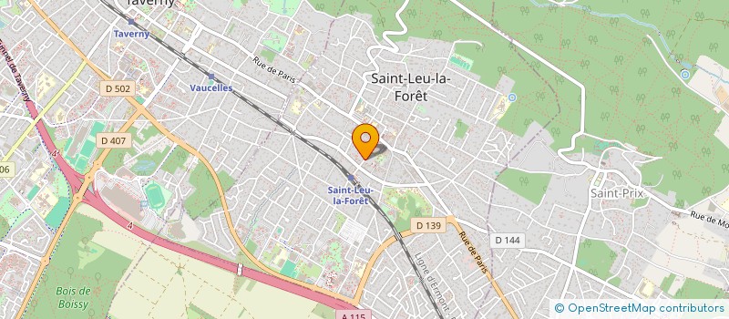 localisation de l'entreprise QUINTESSA  SAINT-LEU-LA-FORET