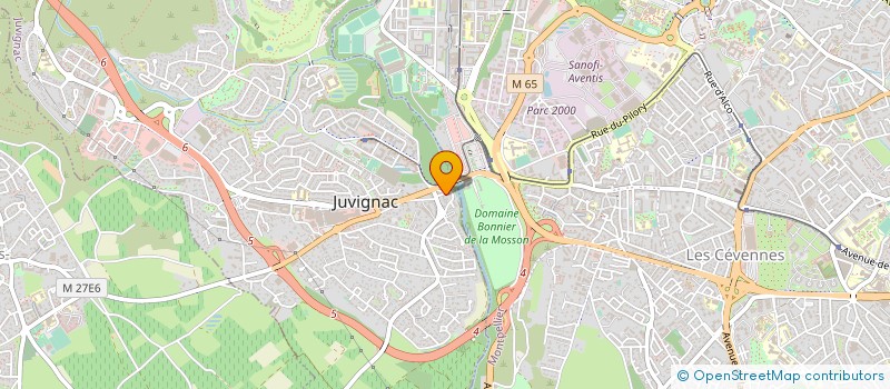 localisation de l'entreprise QUINTESSENCE  JUVIGNAC